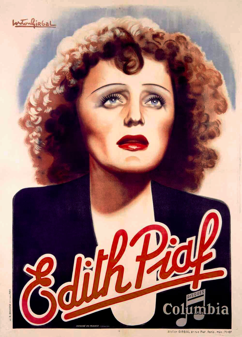 Edith Piaf/Disques Columbia 0000-3318