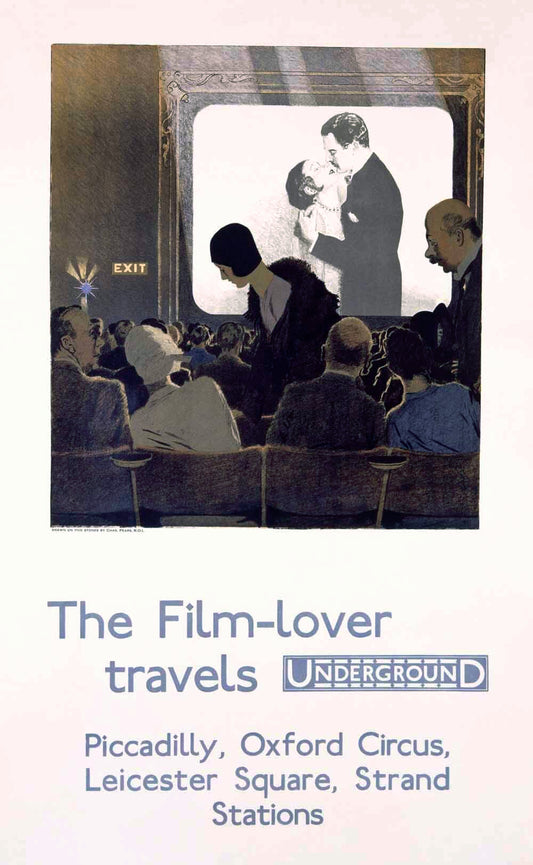 London Underground Film Lover Poster 0000-3326