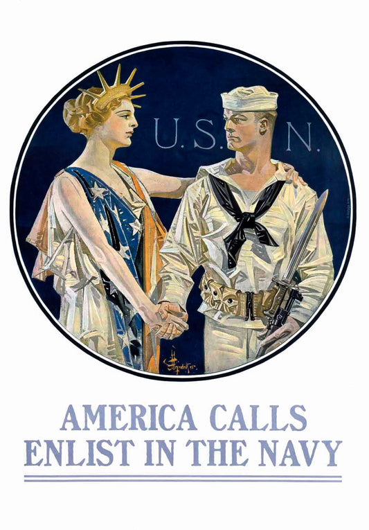 America Calls/Enlist in the US Navy Recruiting Pos 0000-3359