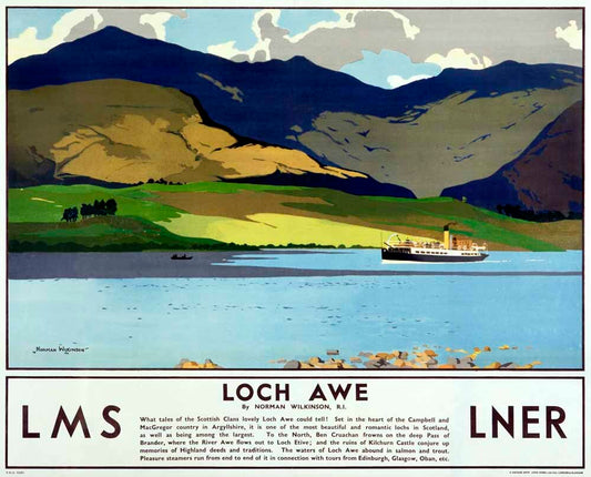 LMS Railway Loch Awe Poster 0000-3420
