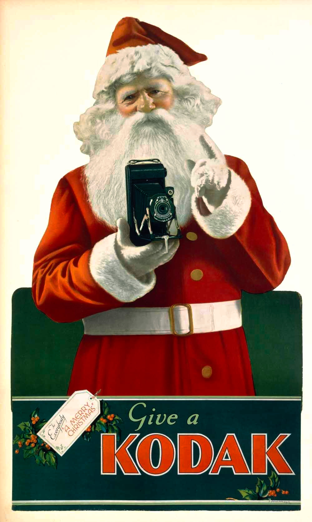 Kodak Santa Clause Camera Poster 0000-3500