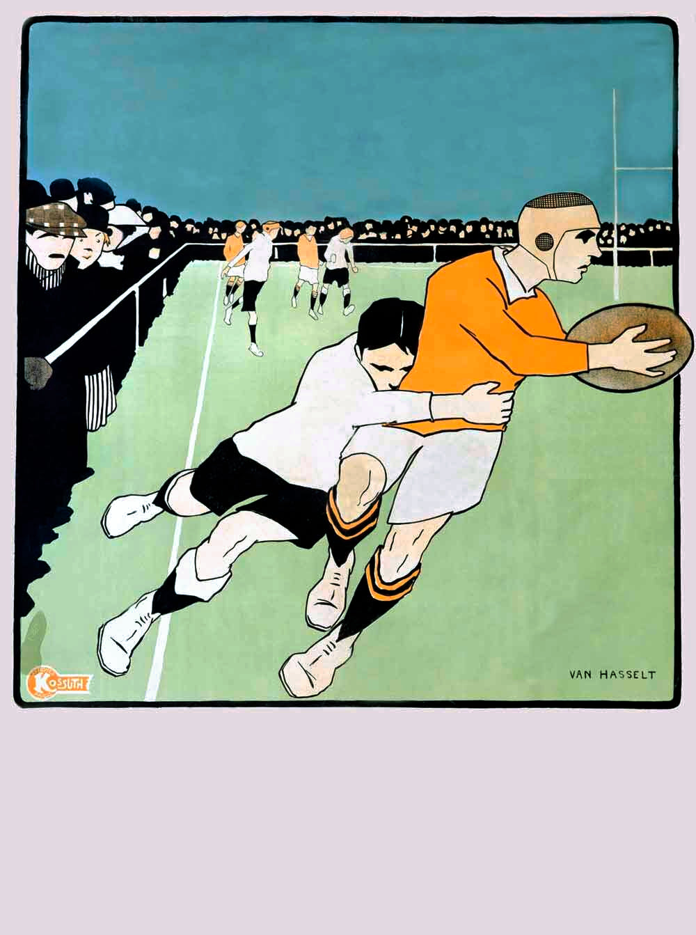 Rugby Football Sport Poster 0000-3548