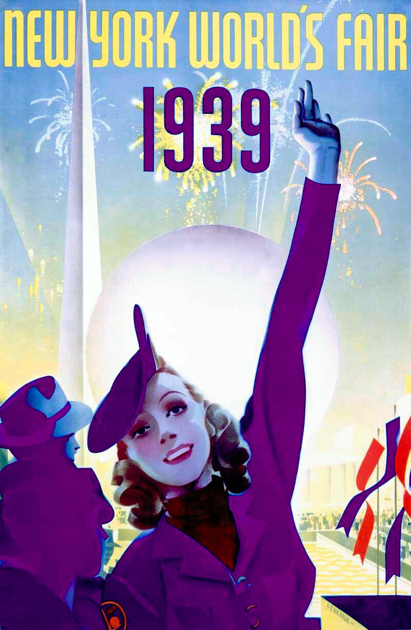 1939 New York Worlds Fair Poster 0000-3551