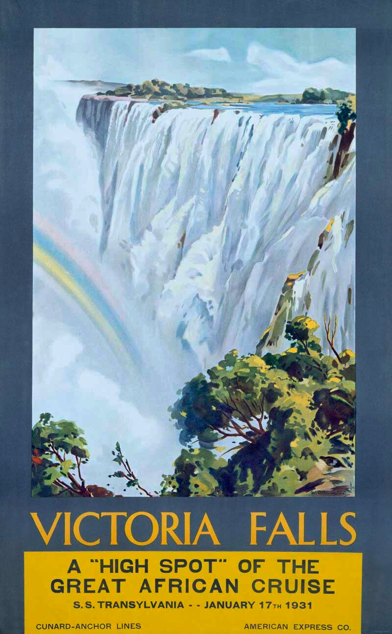 Victoria Falls – A "High Spot" of the Great African Cruise 0000-3580