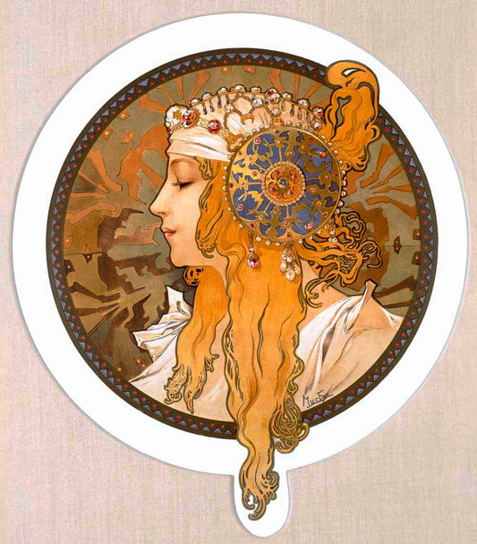Mucha Nouveau Byzantine Blonde Poster 0000-3590