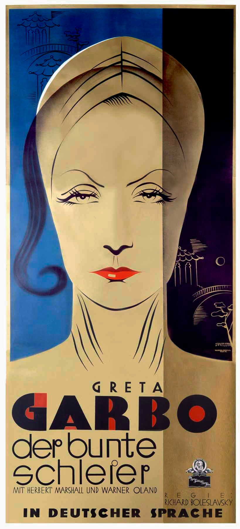 Greta Garbo Painted Veil Movie Poster 0000-3593