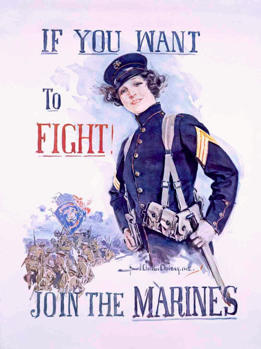 WWI Join the Marines Recruiting Poster 0000-3613