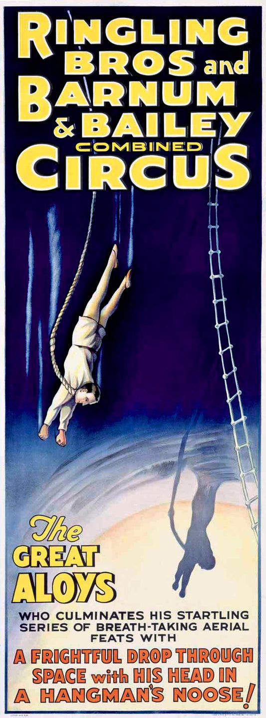 VINTAGE 1930'S RINGLING BROS. CIRCUS POSTER 0000-3645