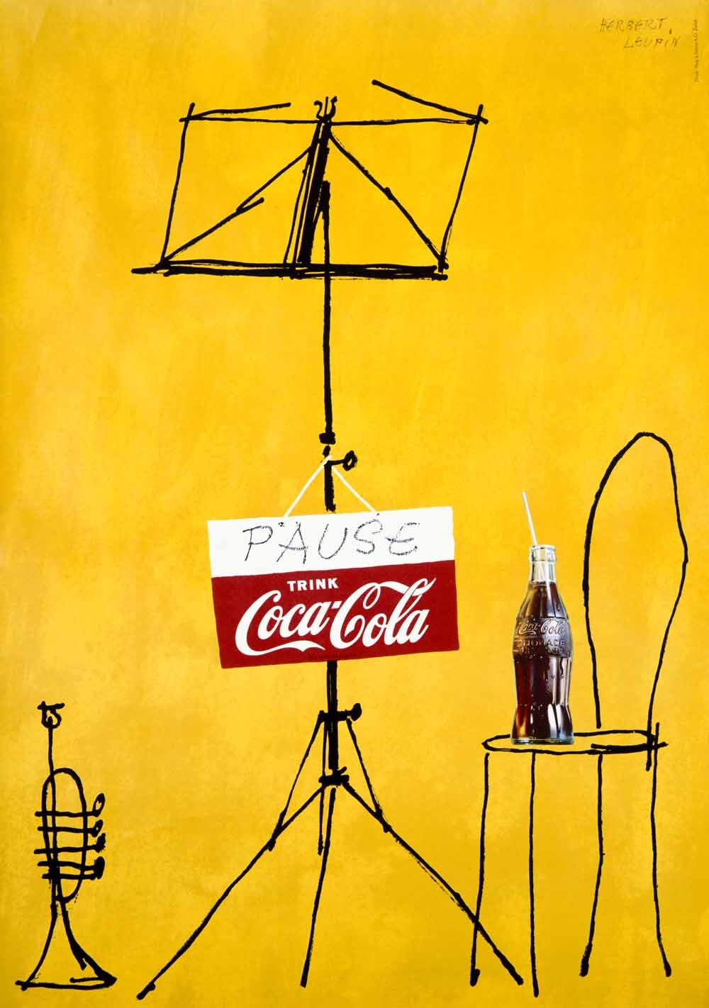 1962 Coca-Cola Swiss Pop Art Poster 0000-3660