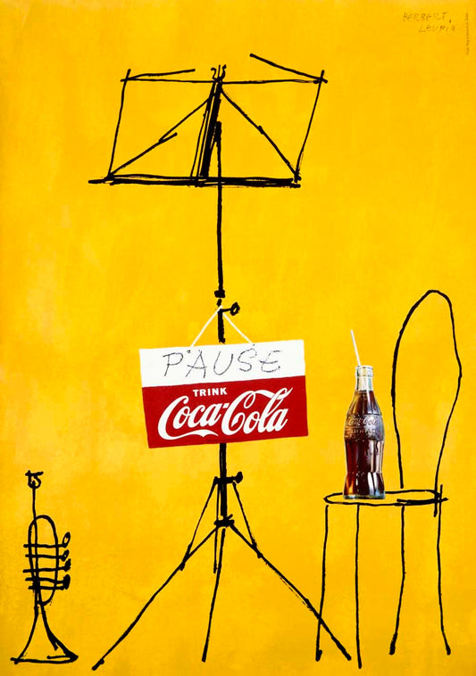 1962 Coca-Cola Swiss Pop Art Poster 0000-3660