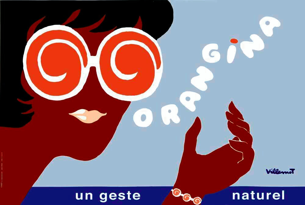 Orangina Natural Orange Soda Poster 0000-3681