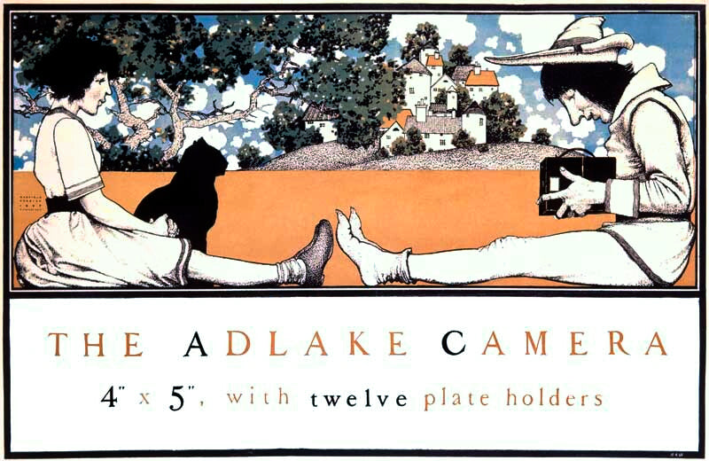 MAXFIELD PARRISH ADLAKE CAMERA POSTER 1897 0000-3682