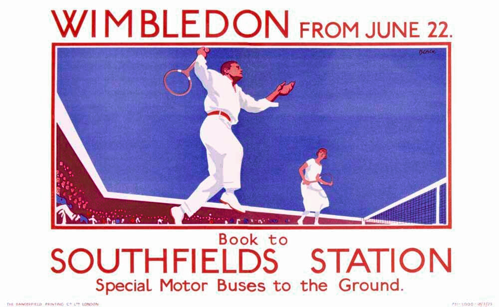 London Underground Wimbledon Tennis 0000-3710