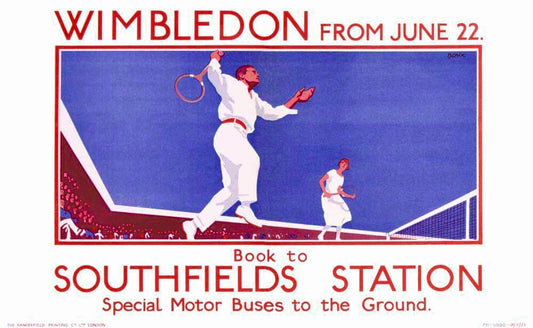 London Underground Wimbledon Tennis 0000-3710