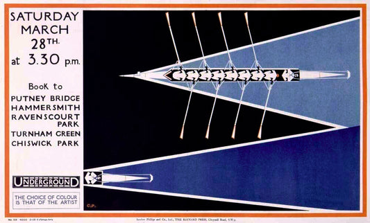 London Underground Rowing Poster 0000-3711