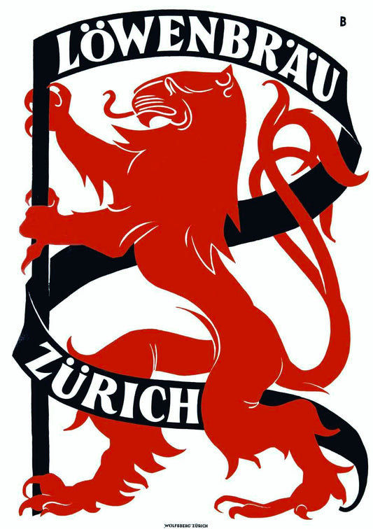Lowenbrau Zurich Beer Poster 0000-3761