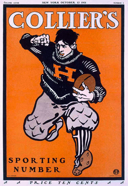 Colliers Havard Football Poster 0000-3795