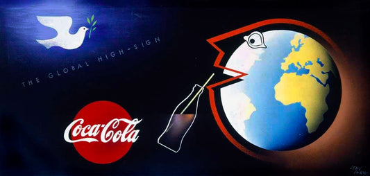 Coca Cola Coke Global High Sign Poster 0000-3805