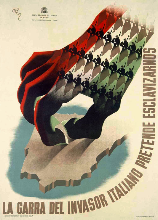 Spanish Civil War Propaganda Poster 0000-3830