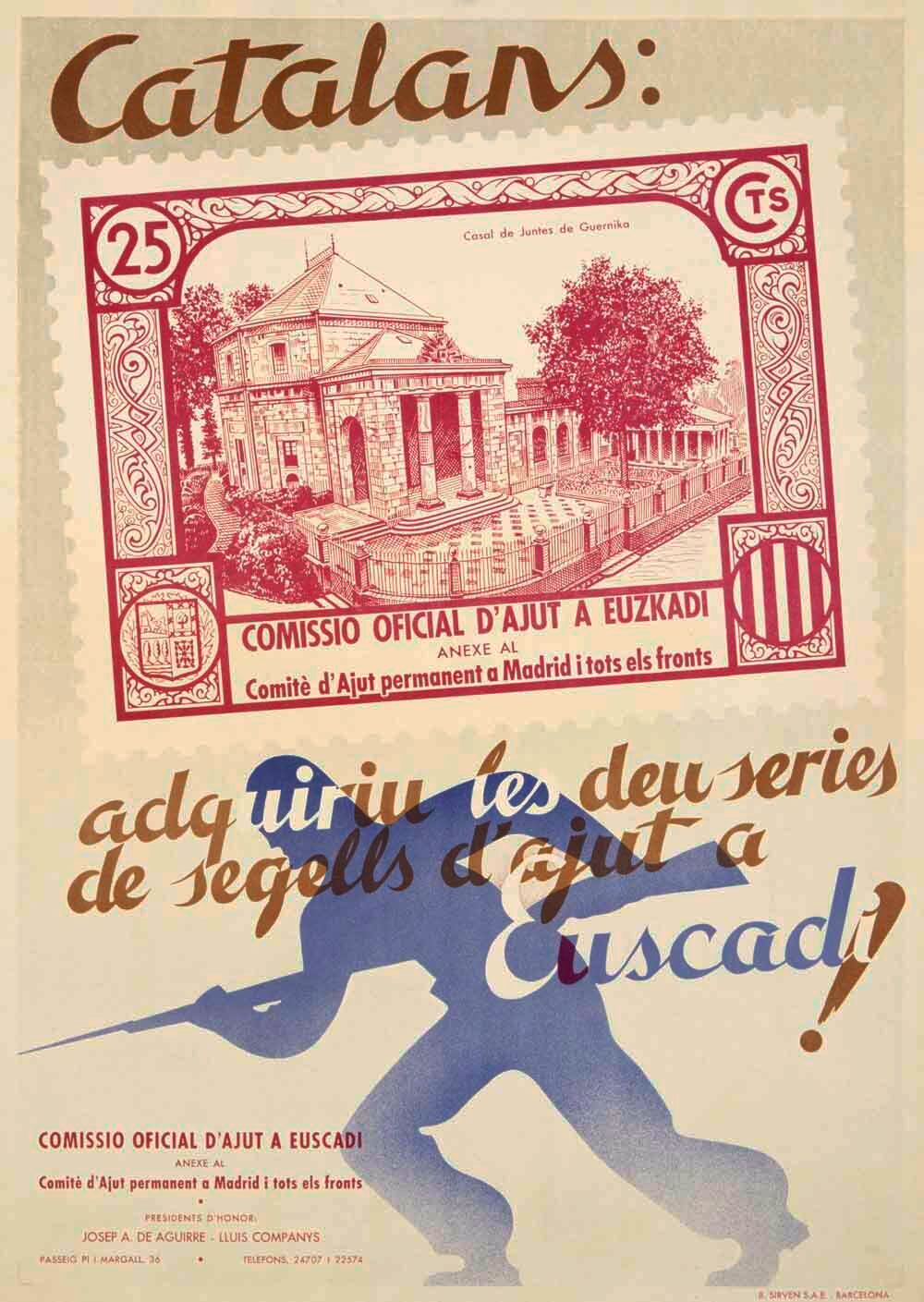 Spanish Civil War Catalans Poster 0000-3842