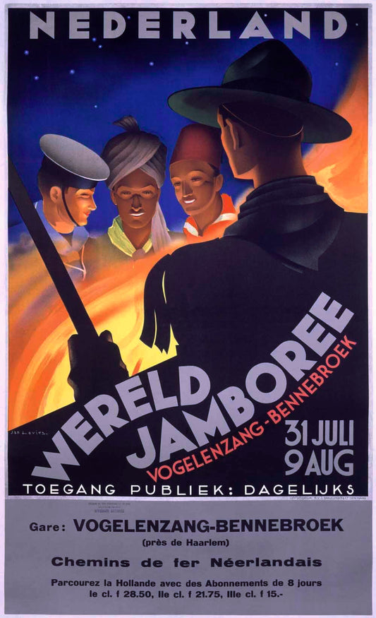 Netherland BSA Boy Scout 5th World Jamboree 0000-3849