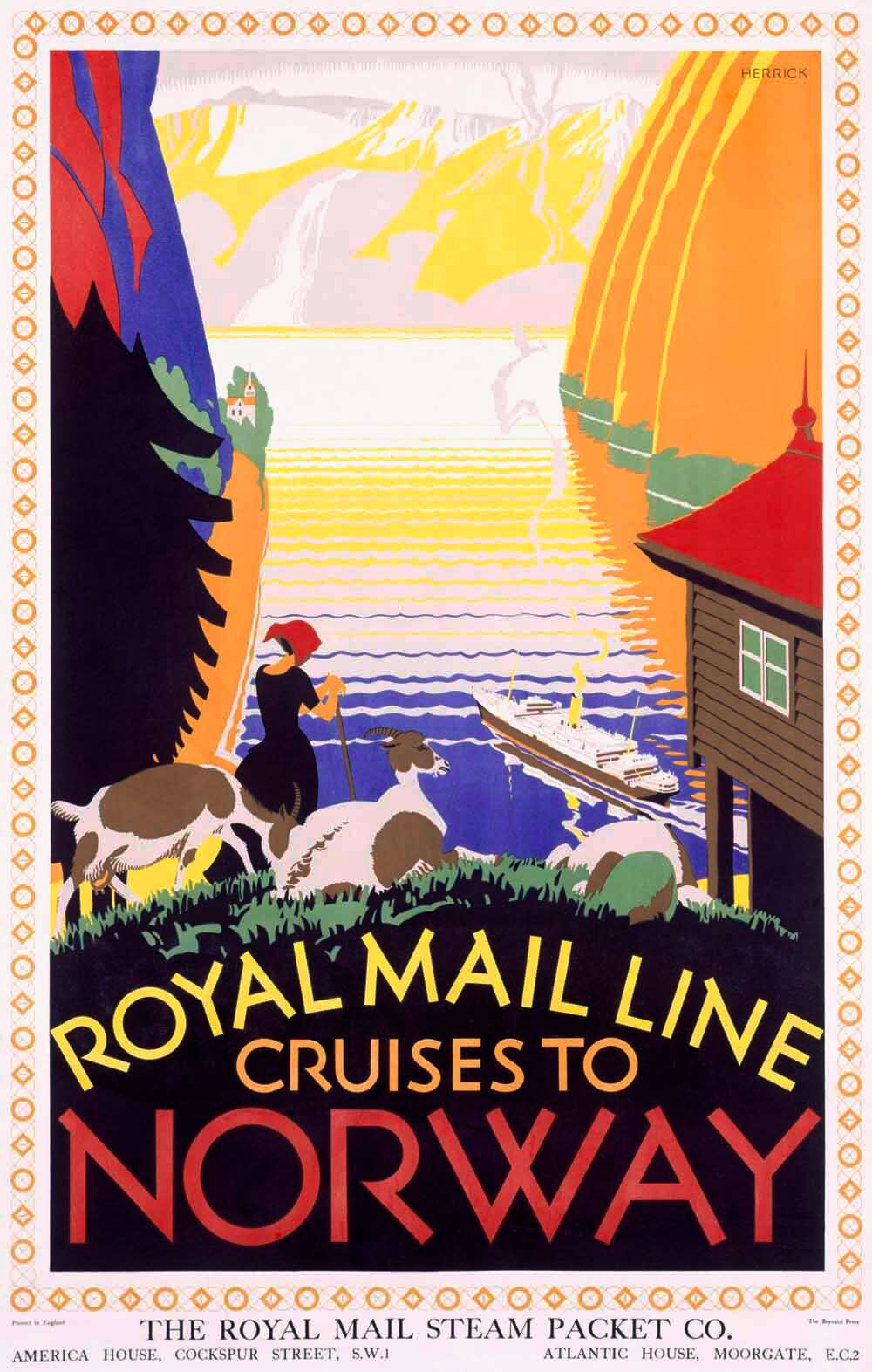 Royal Mail Ocean Line Norway 0000-3938