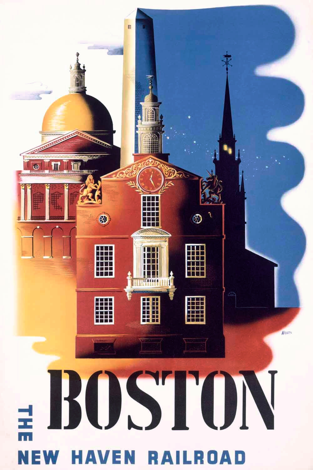Boston Mass New Haven Railroad 0000-3948