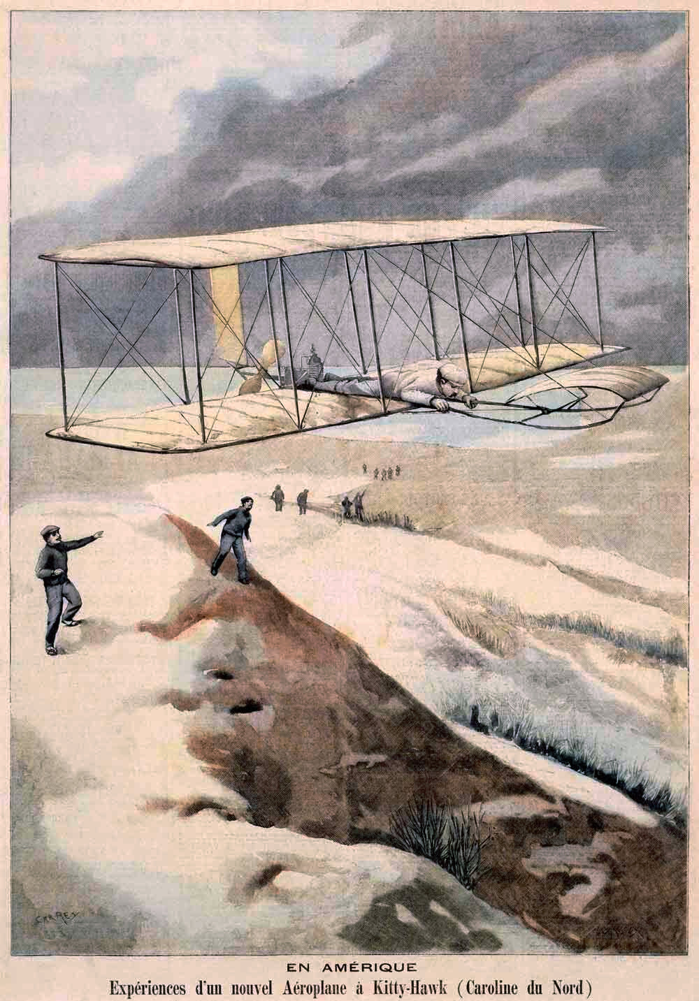 Kitty Hawk Wright Bros Biplane 0000-3962