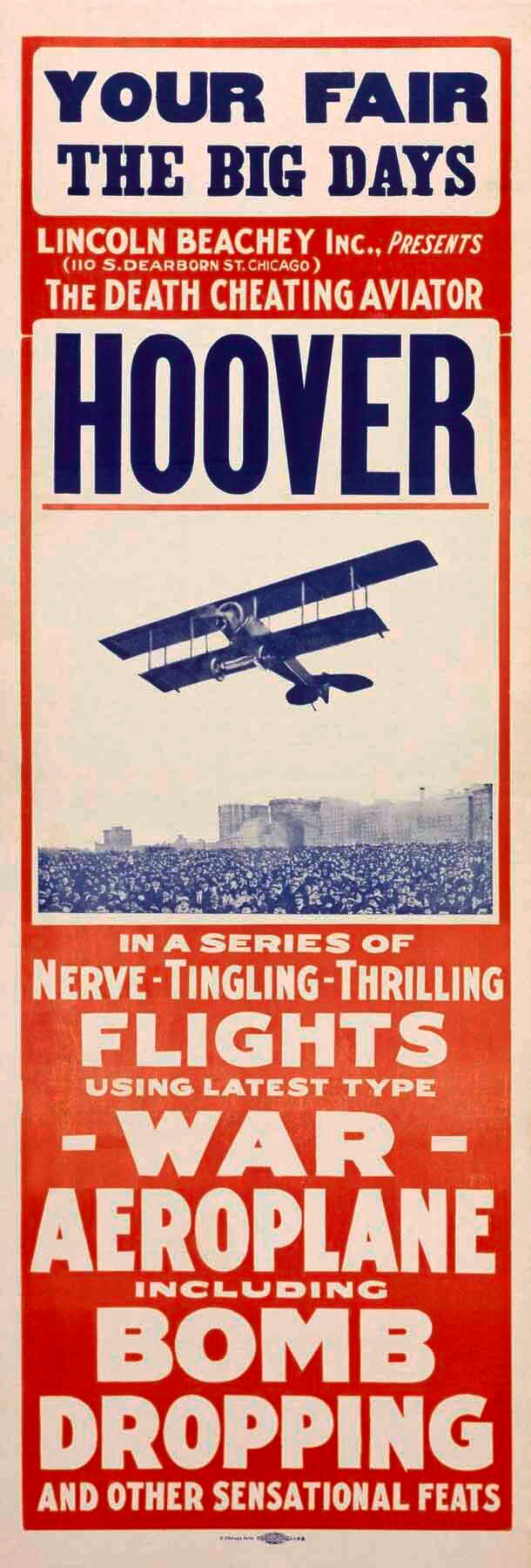 Biplane Aviation Exposition Poster 0000-4005