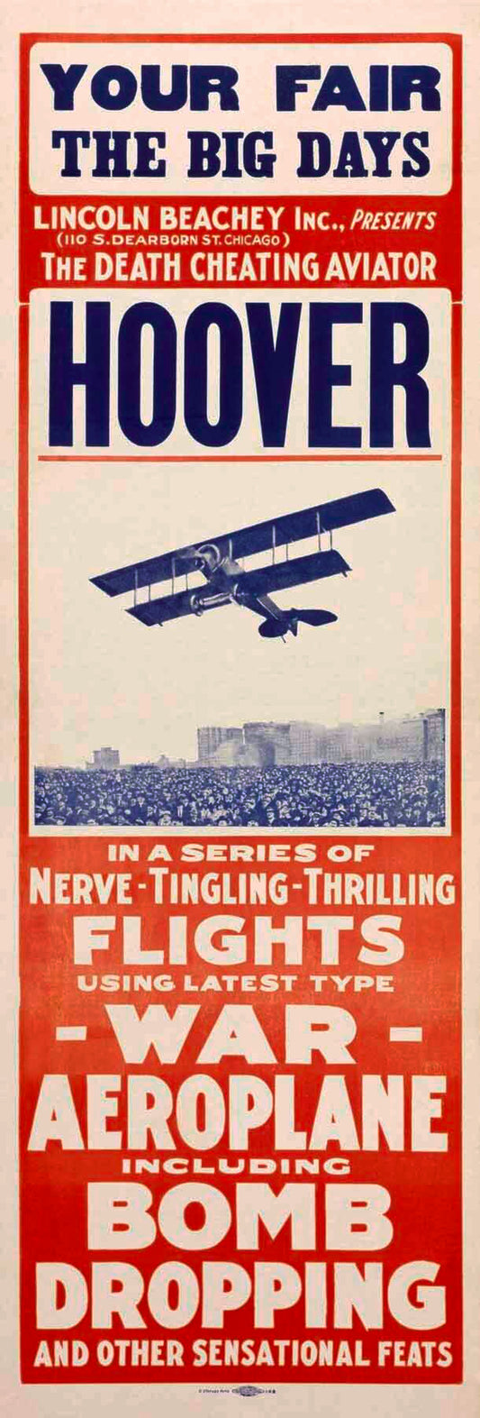 Biplane Aviation Exposition Poster 0000-4005
