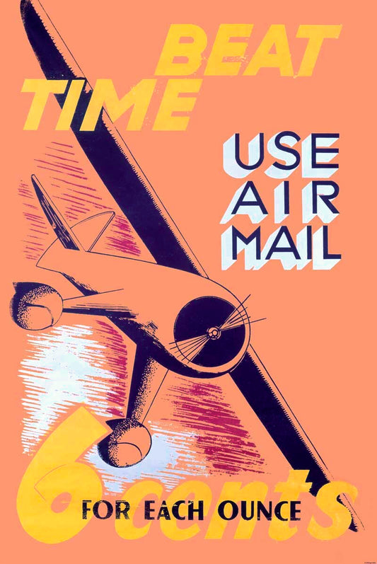 Beat Time Use Air Mail 0000-4028