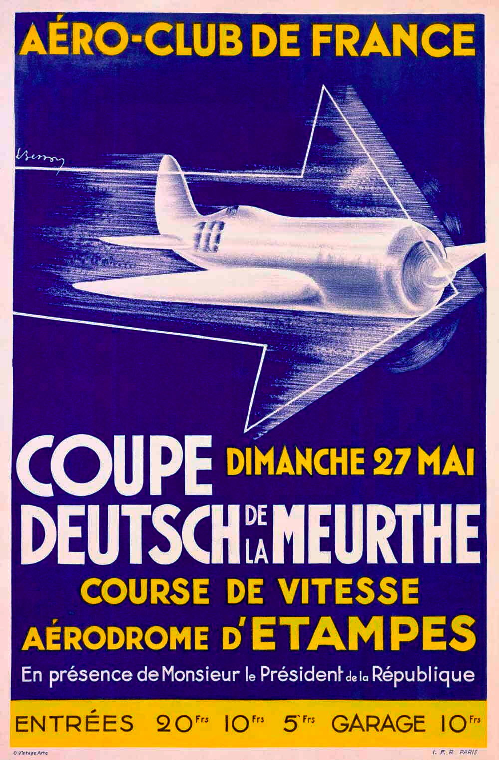 Aero Club France Air Race Poster 0000-4034