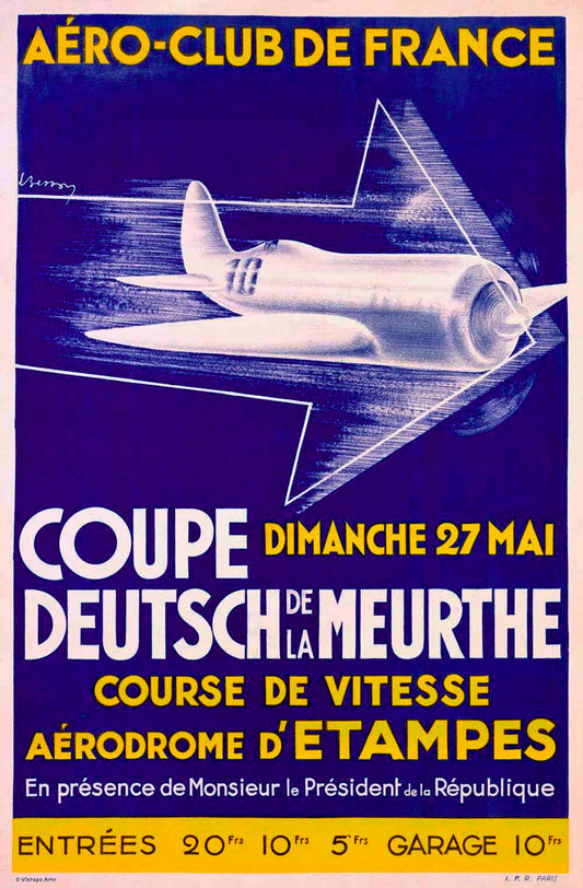Aero Club France Air Race Poster 0000-4034
