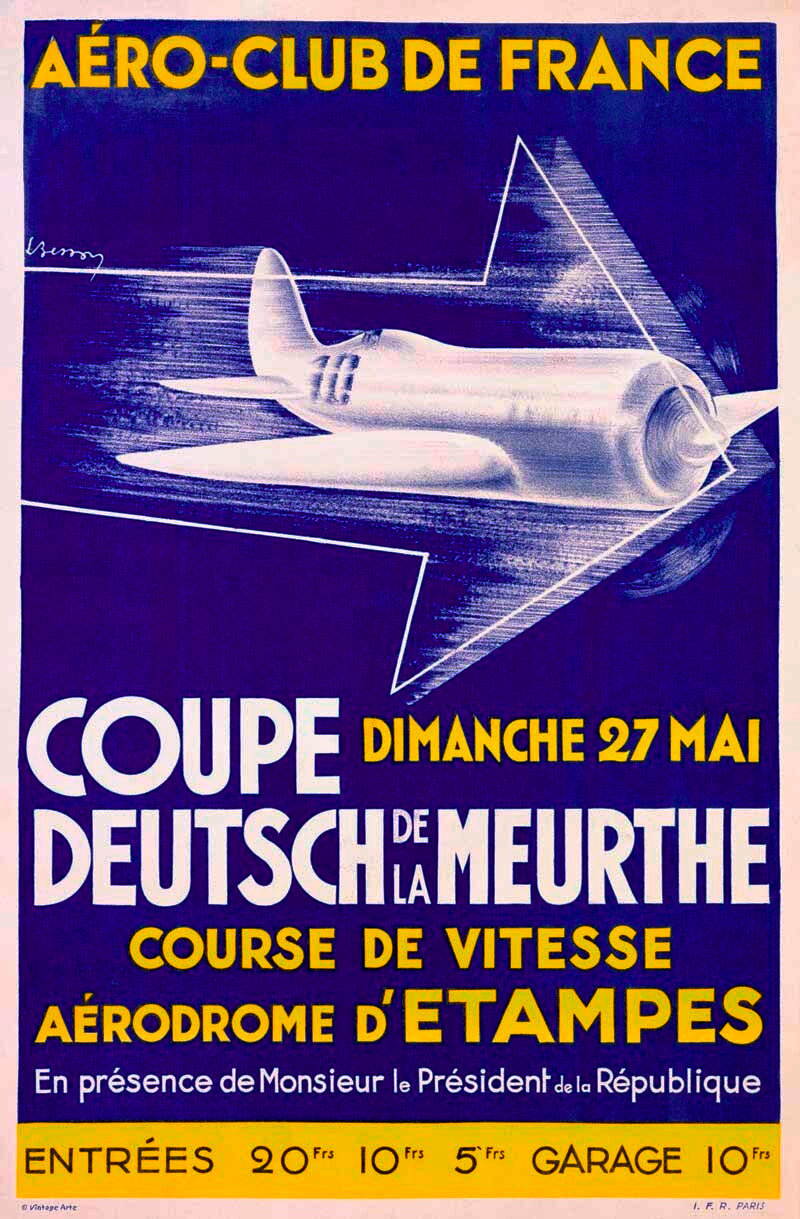 Aero Club France Air Race Poster 0000-4034