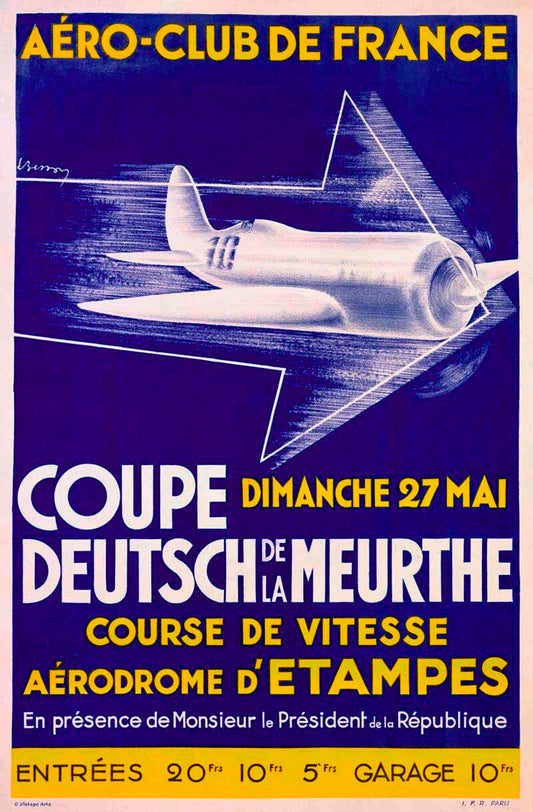 Aero Club France Air Race Poster 0000-4034