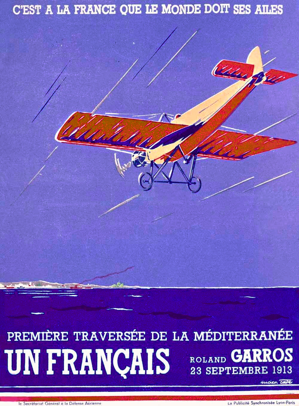 French Mediteranean Aviation Flight Poster 0000-4041