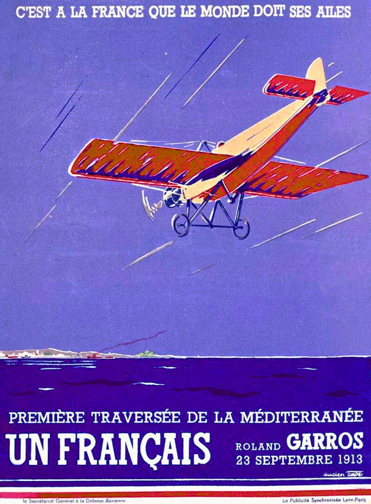 French Mediteranean Aviation Flight Poster 0000-4041