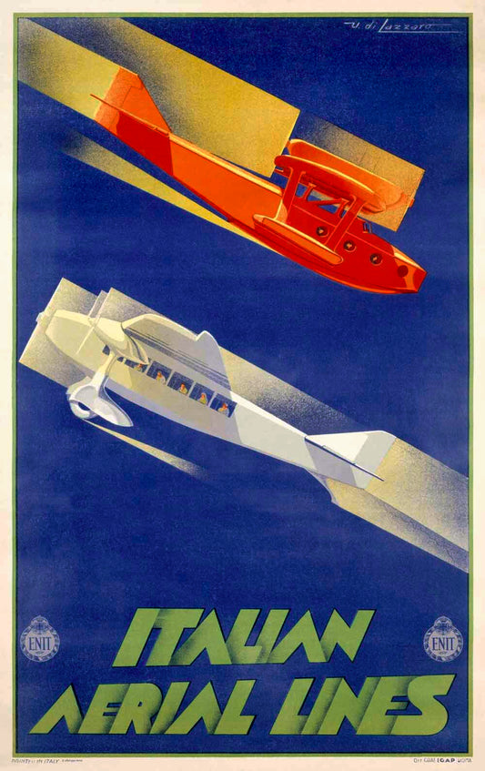 Alitalia Italian Airlines Poster 0000-4055