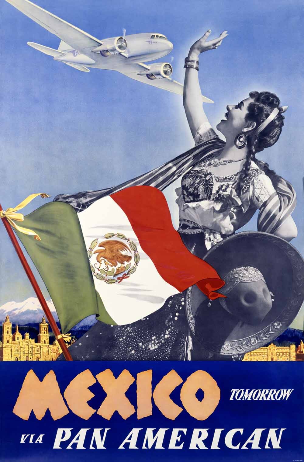 Pan American Mexico Tomorrow Poster 0000-4060