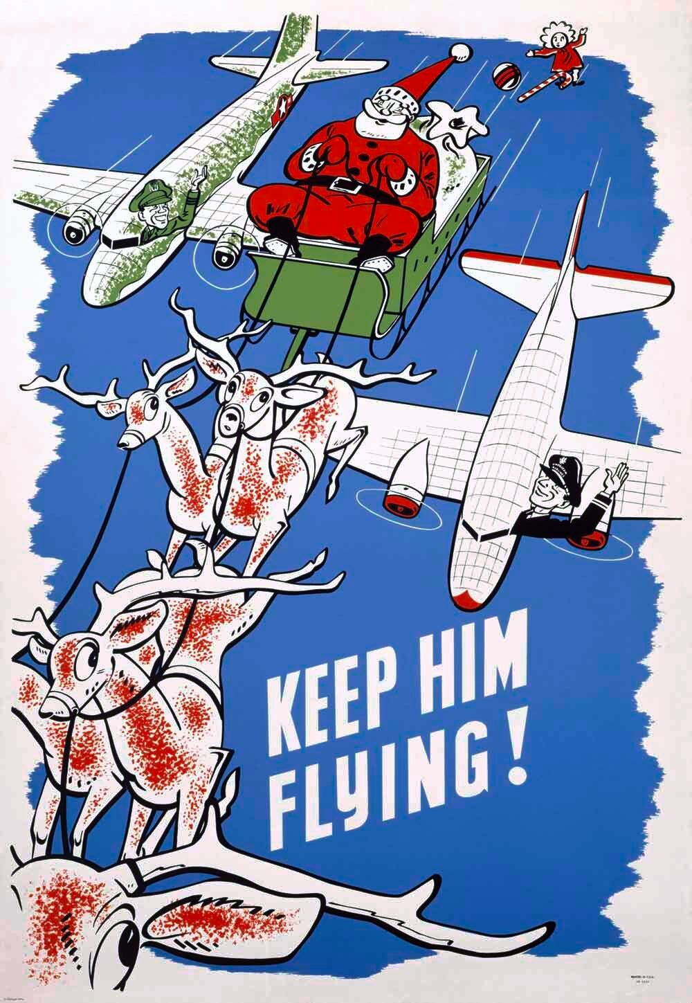 American Airlines Keep Him Flying Poster 0000-4071