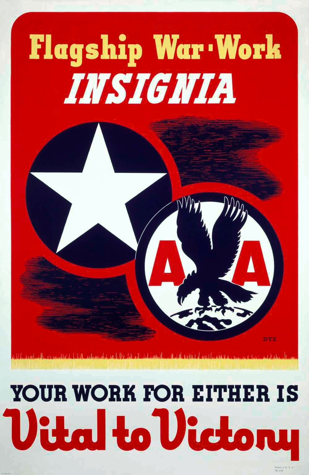 Amrican Airlines Flagship War Poster 0000-4072