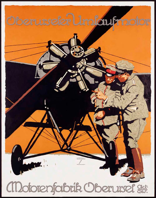 WWI German Aviation Motorenfabrik Oberursel 0000-4083