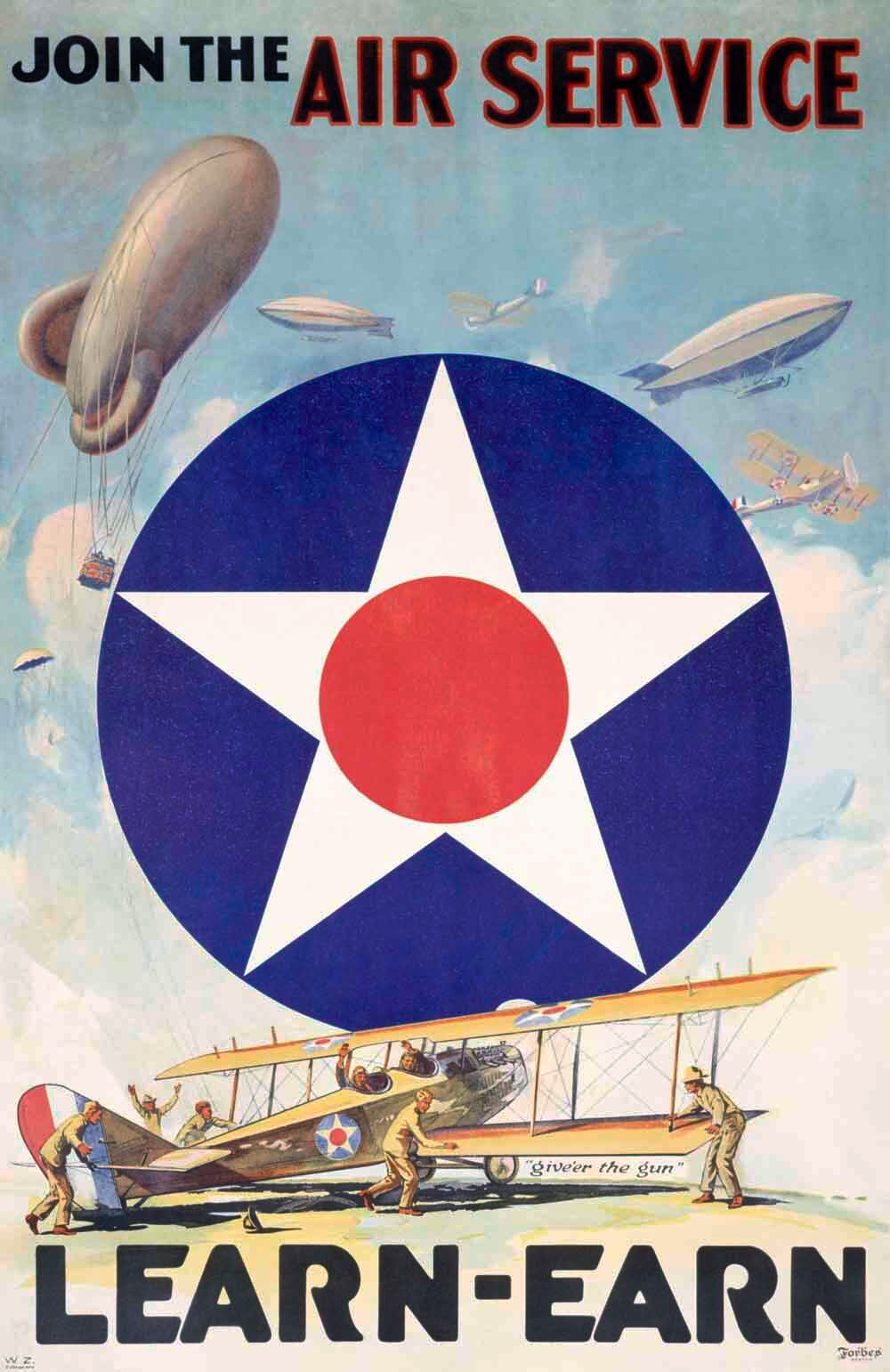 WWI Join the US Army Air Service 0000-4085