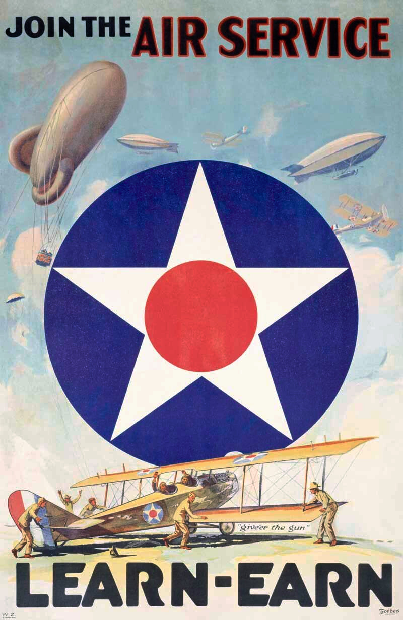 WWI Join the US Army Air Service 0000-4085