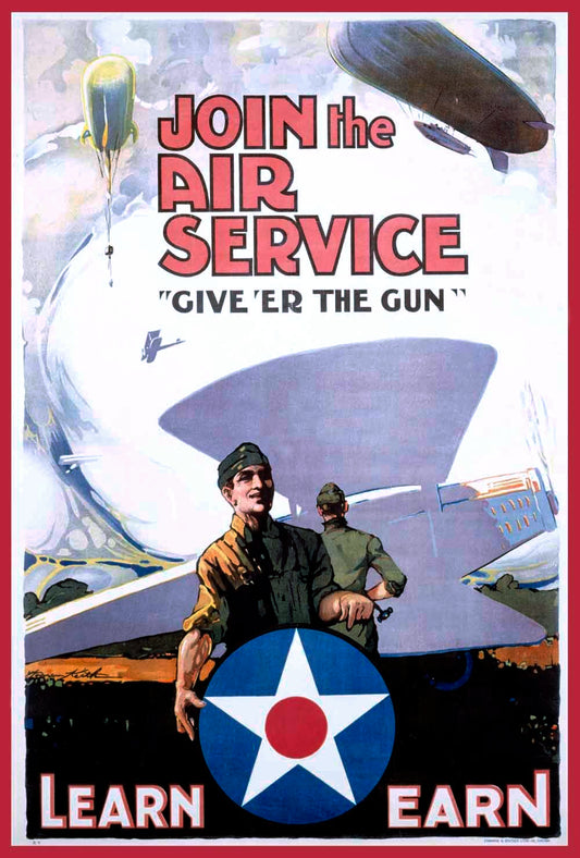 WWI Join the US Army Air Service 0000-4086