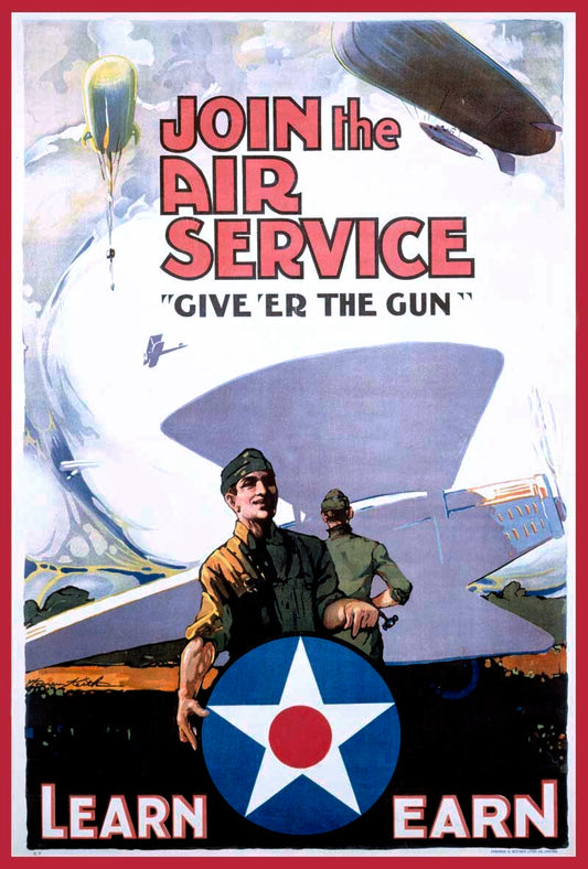 WWI Join the US Army Air Service 0000-4086