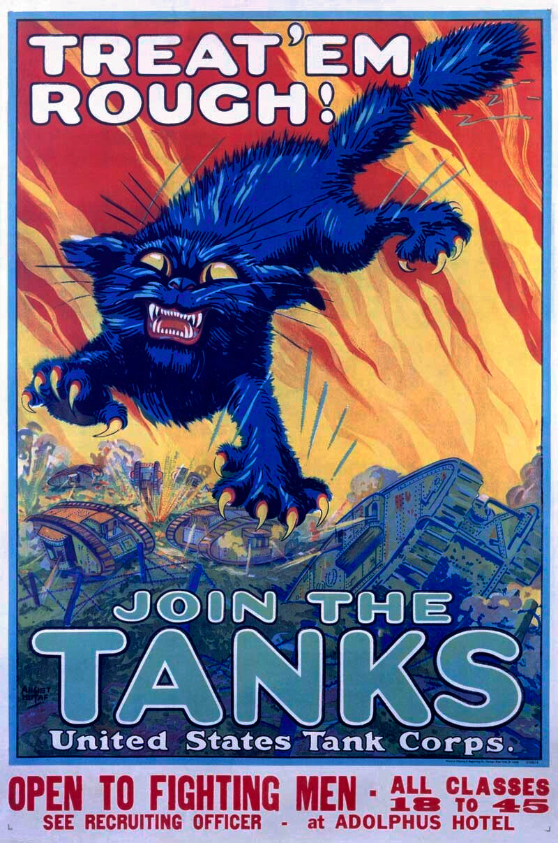 US Army Recruiting Poster 'Join the Tanks' 0000-4093