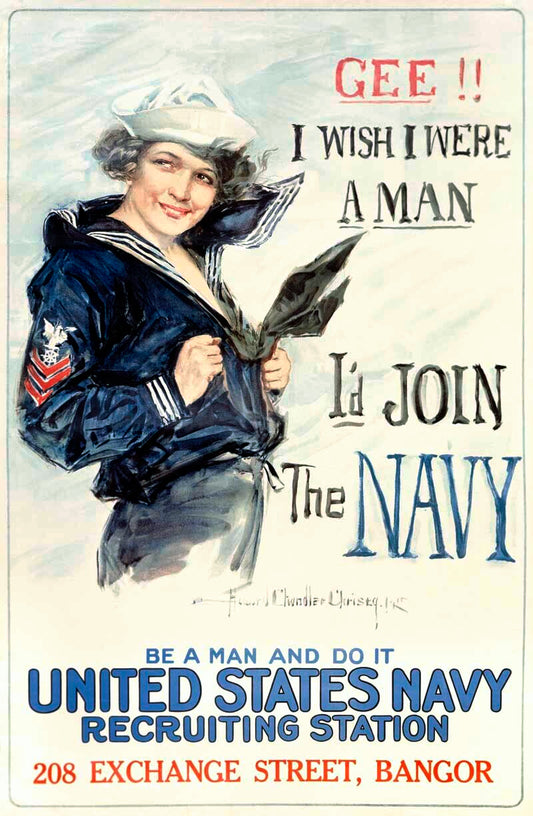 WWII US Navy I Wish I Were a Man 0000-4094