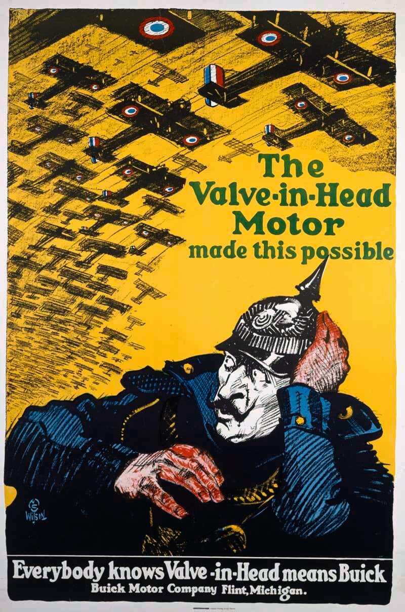 WWI Buick War Plane Production Poster 0000-4099