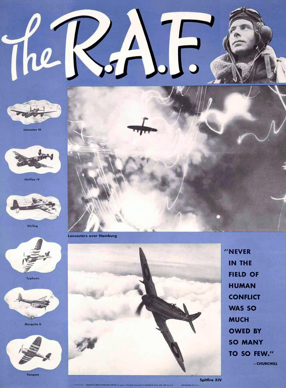 WWII RAF Spitfire Pilots Recruiting 0000-4104